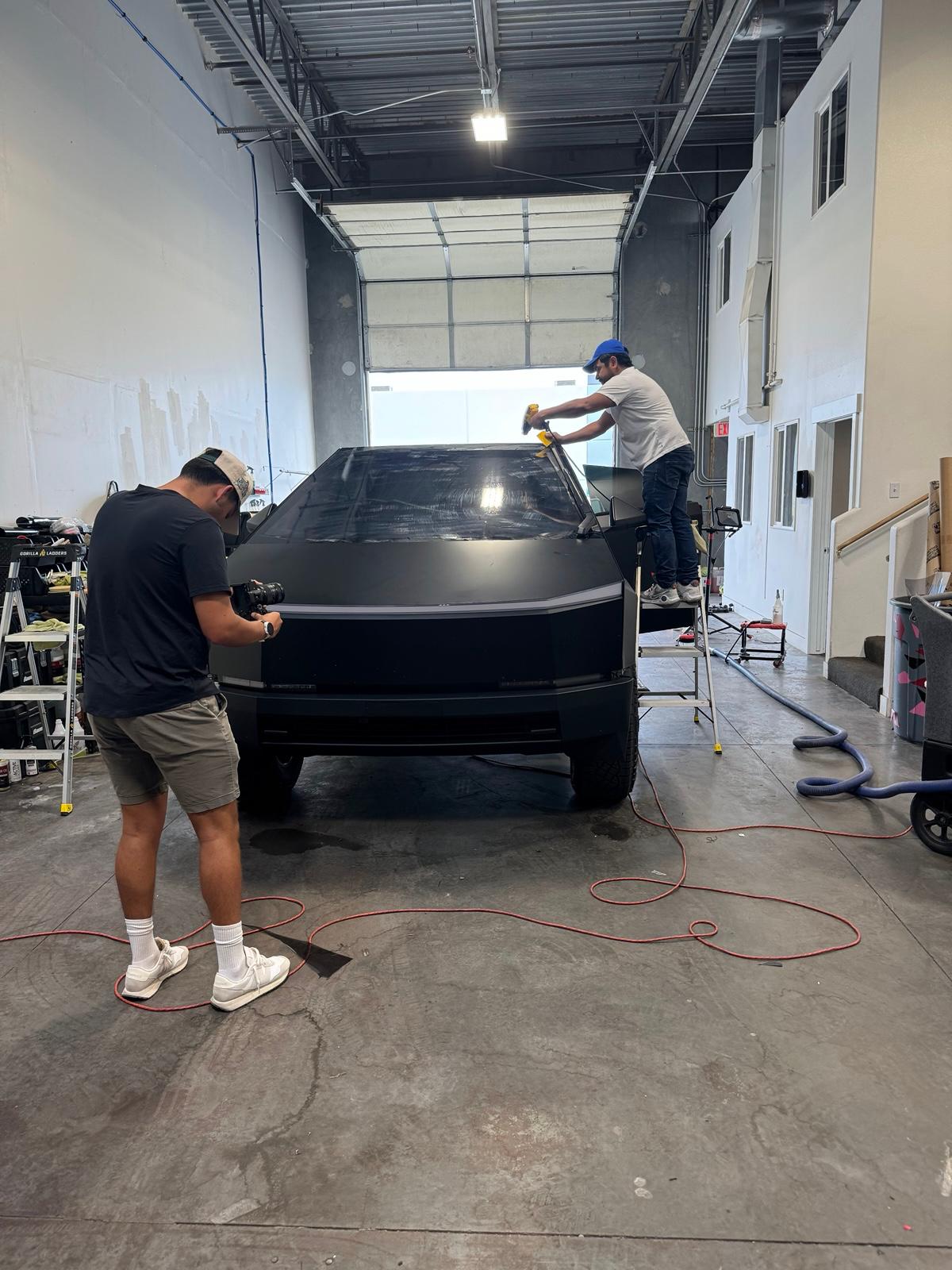 Detalle de instalación de polarizado